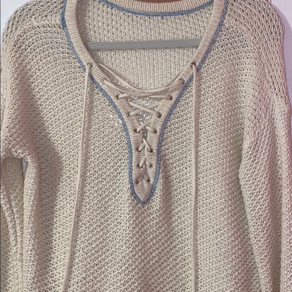 KIMCHI BLUE KNIT SWEATEE